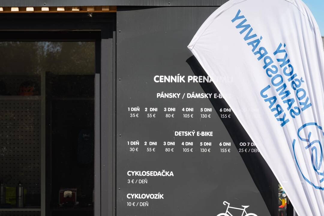 FOTO: Novootvorené požičovne elektrobicyklov v Košickom kraji, foto 4