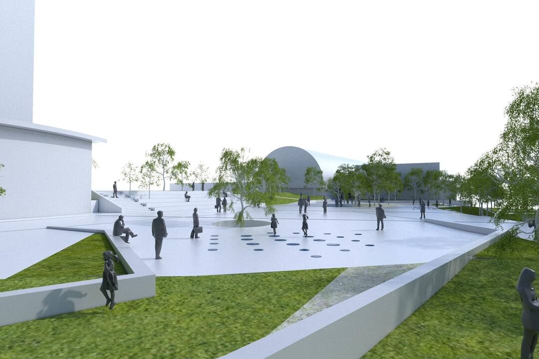 FOTO: Takto bude vyzerať vynovená fontána s námestím na sídlisku KVP, foto 2