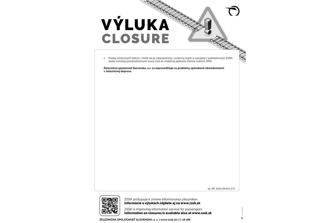 FOTO: Výluky vlakov na východe Slovenska (34. týždeň), foto 11