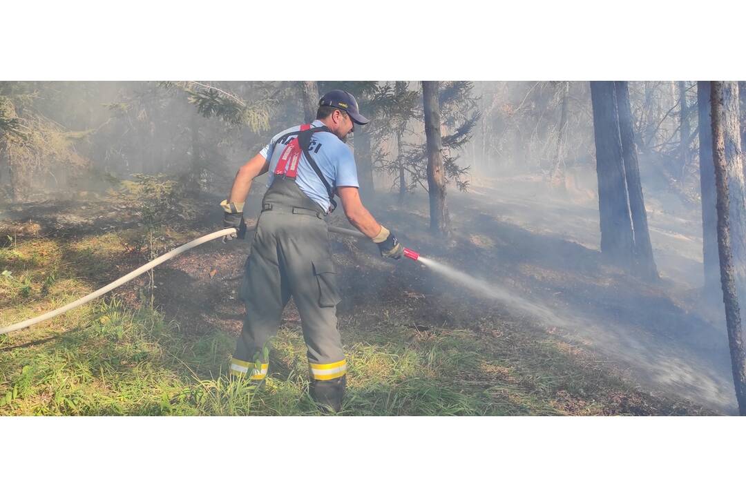 FOTO: Neďaleko Tomášovského výhľadu vypukol požiar, foto 7