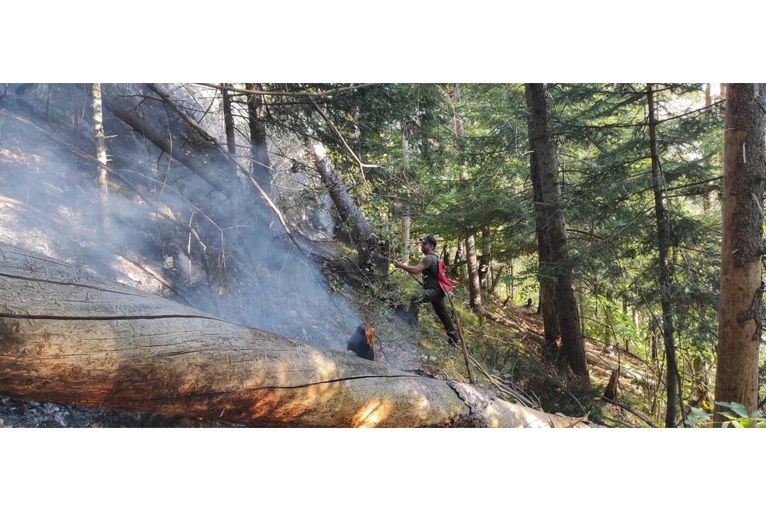 FOTO: Neďaleko Tomášovského výhľadu vypukol požiar, foto 13