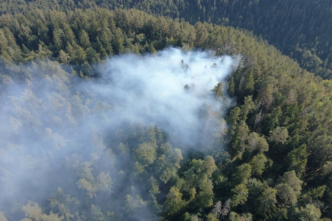 FOTO: Neďaleko Tomášovského výhľadu vypukol požiar, foto 27