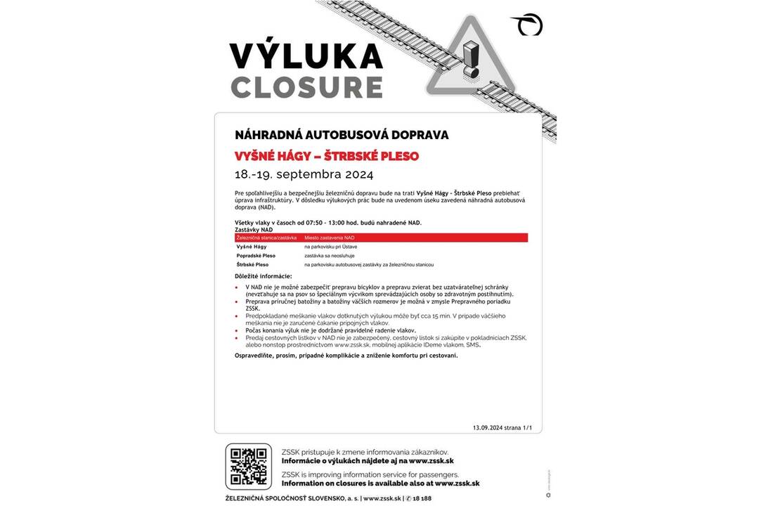 FOTO: Výluky vlakov v Košickom kraji (38. týždeň), foto 11