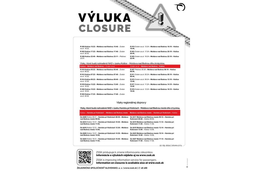 FOTO: Výluky vlakov v Košickom kraji (38. týždeň), foto 7