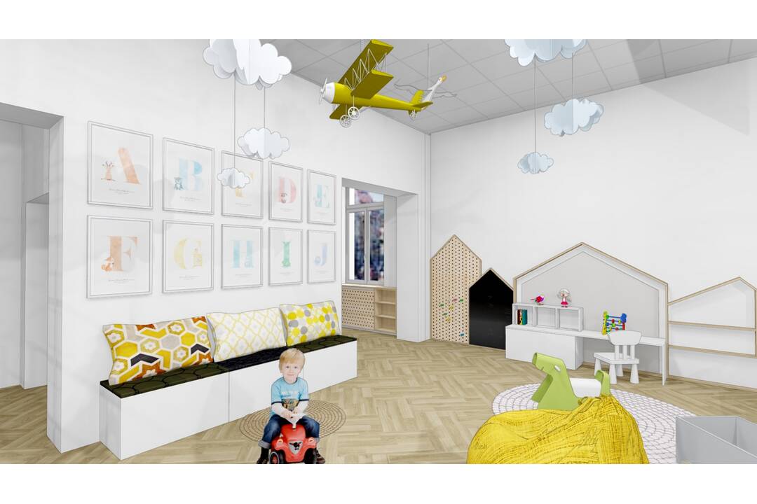 FOTO: Novozrekonštruovaná budova Aténa na Moyzesovej sa stala domovom pre škôlkarov, foto 6