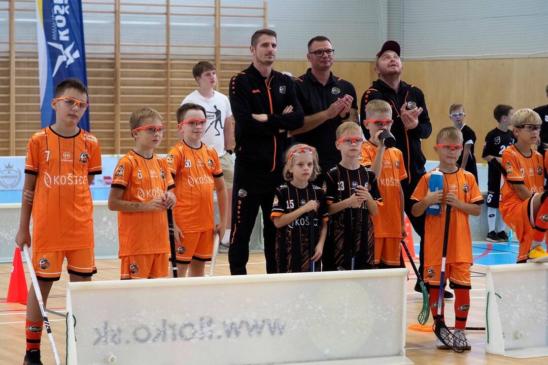 FOTO: Nová športová hala v Ťahanovciach teší mladých športovcov, foto 17