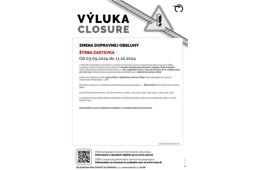 FOTO: Výluky vlakov v Košickom kraji (41. týždeň), foto 14