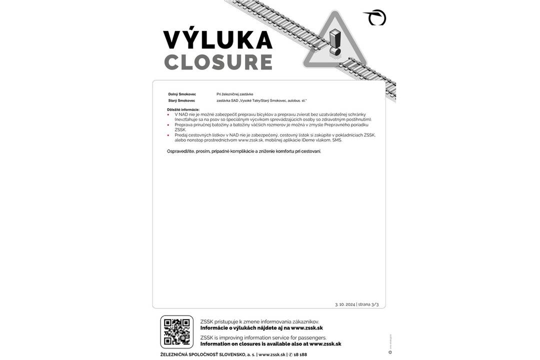 FOTO: Výluky vlakov v Košickom kraji (41. týždeň), foto 8