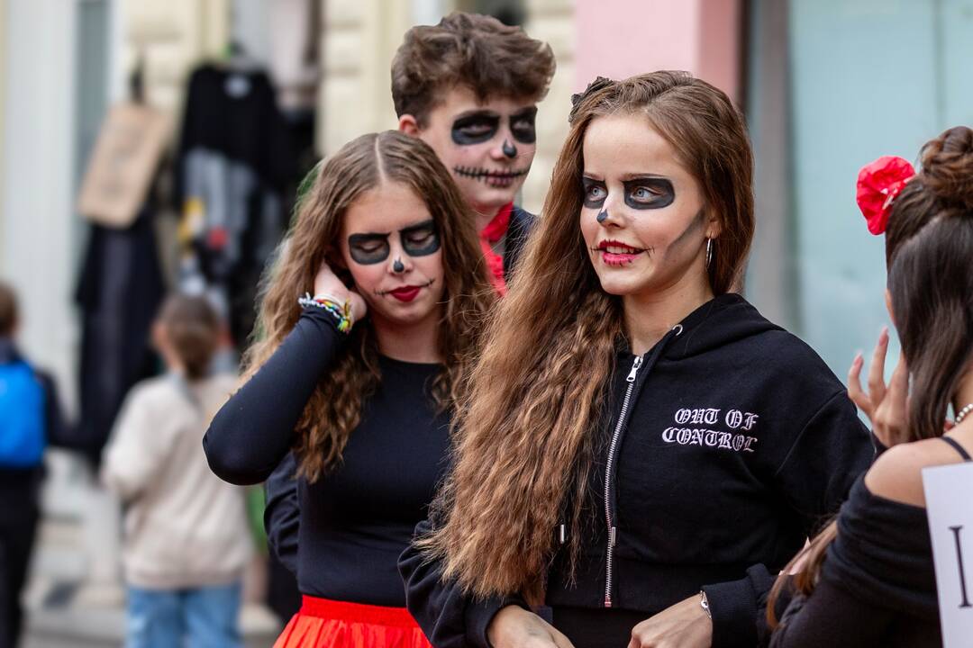 FOTO: Košickí študenti premenili Hlavnú ulicu na španielsku La Ramblu, foto 58