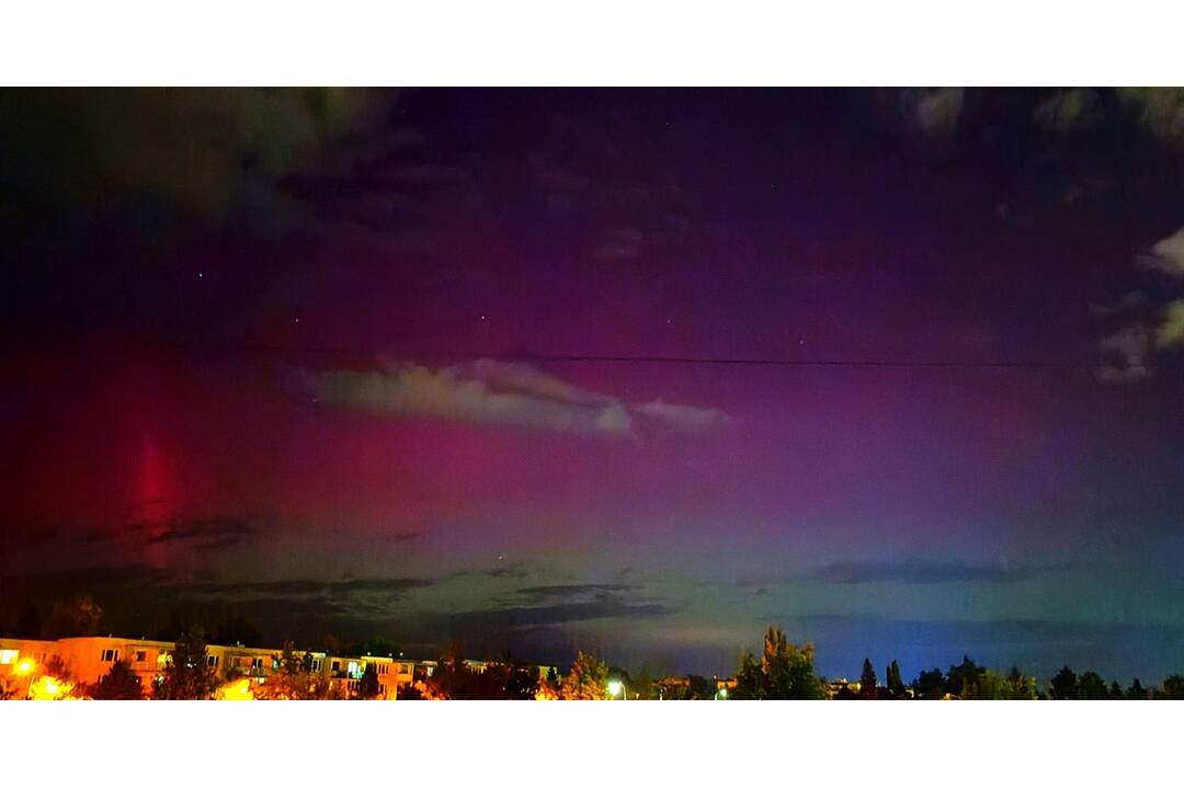 FOTO: Nádherná polárna žiara v Košickom kraji, foto 10