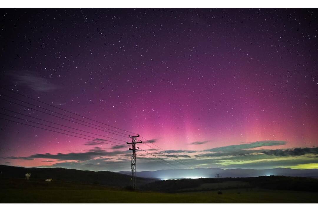 FOTO: Nádherná polárna žiara v Košickom kraji, foto 11