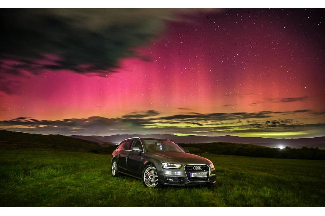 FOTO: Nádherná polárna žiara v Košickom kraji, foto 3