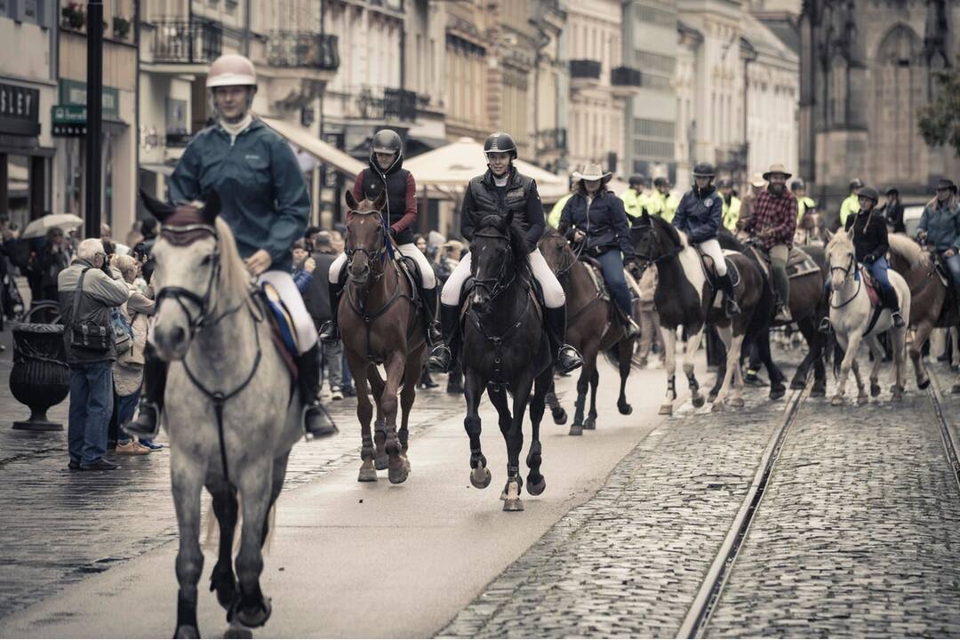 FOTO: Košicami viedol sprievod koní. Konala sa tradičná Hubertova jazda, foto 13