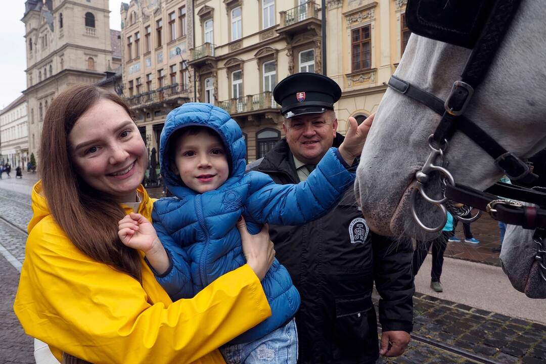 FOTO: Košicami viedol sprievod koní. Konala sa tradičná Hubertova jazda, foto 49