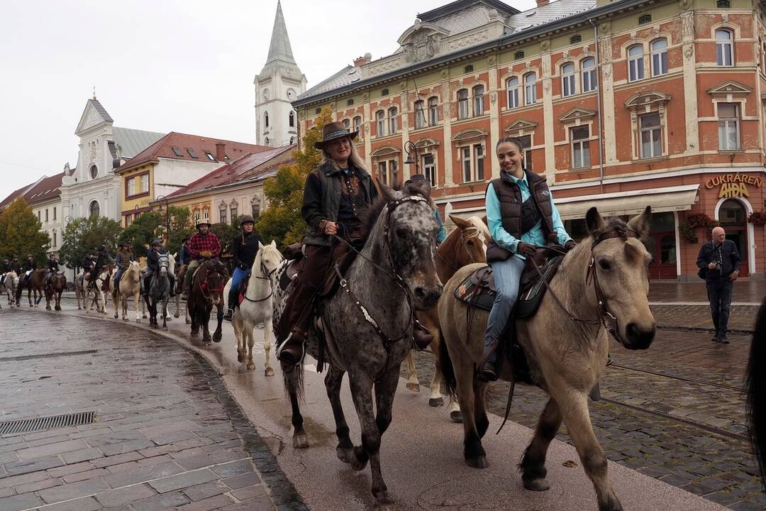 FOTO: Košicami viedol sprievod koní. Konala sa tradičná Hubertova jazda, foto 52
