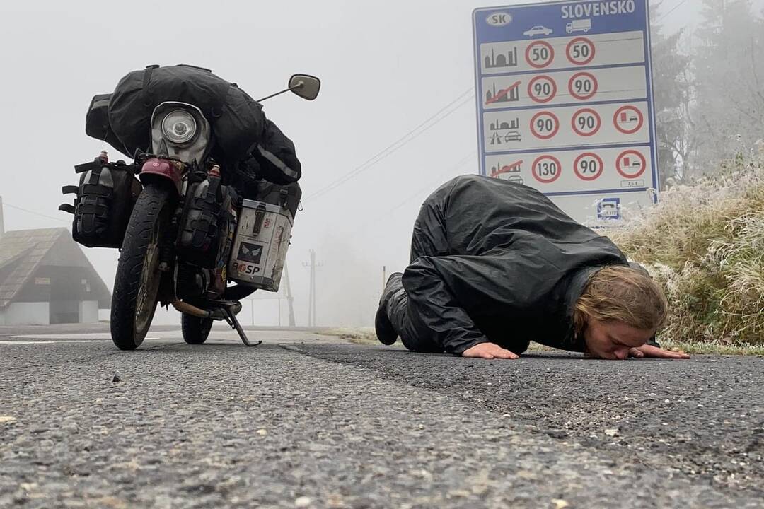 Slovenský cestovateľ Ján Drinka precestoval svet za 17 mesiacov na motorke, foto 3