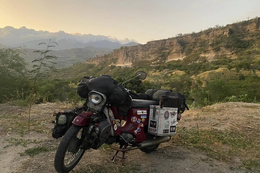Slovenský cestovateľ Ján Drinka precestoval svet za 17 mesiacov na motorke, foto 9