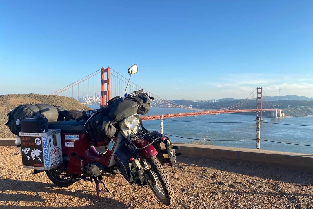 Slovenský cestovateľ Ján Drinka precestoval svet za 17 mesiacov na motorke, foto 12