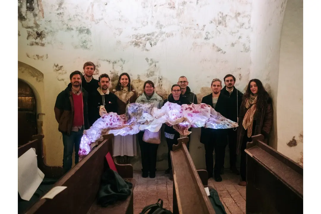 Slávnostné odhalenie nástenných malieb prebehlo v komornej atmosfére, foto 5