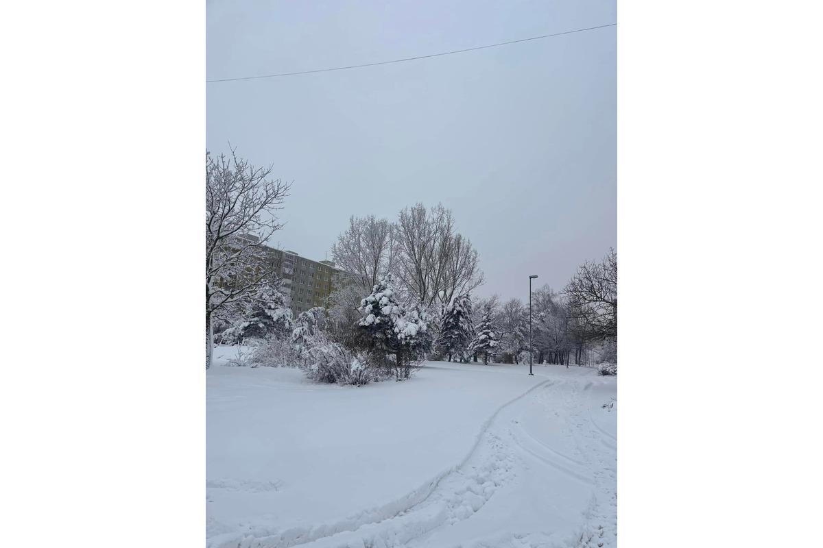 Košičanov na nový rok prekvapila poriadna snehová nádielka, foto 3