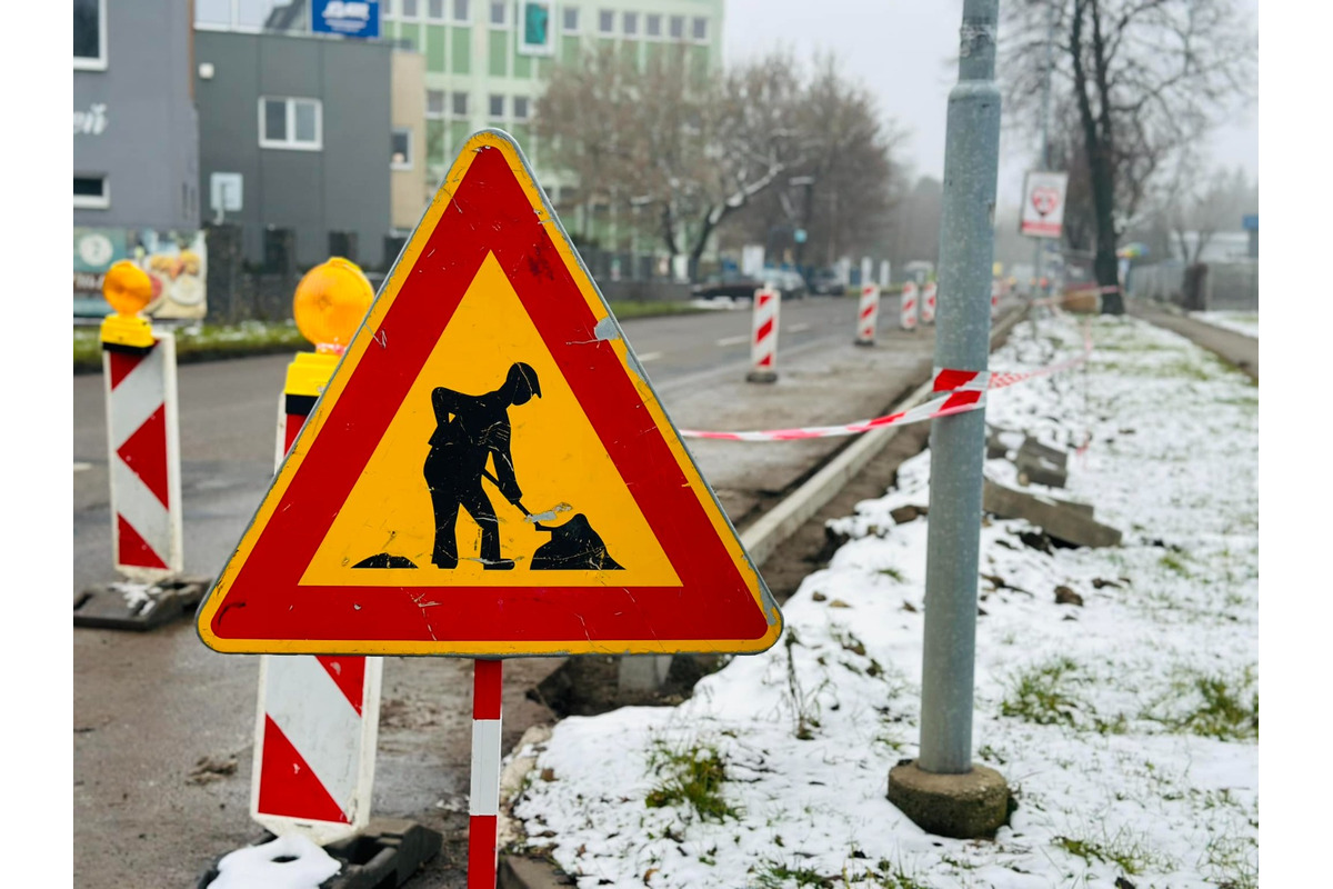 FOTO: V Michalovciach prebieha výstavba novej cyklotrasy, foto 6