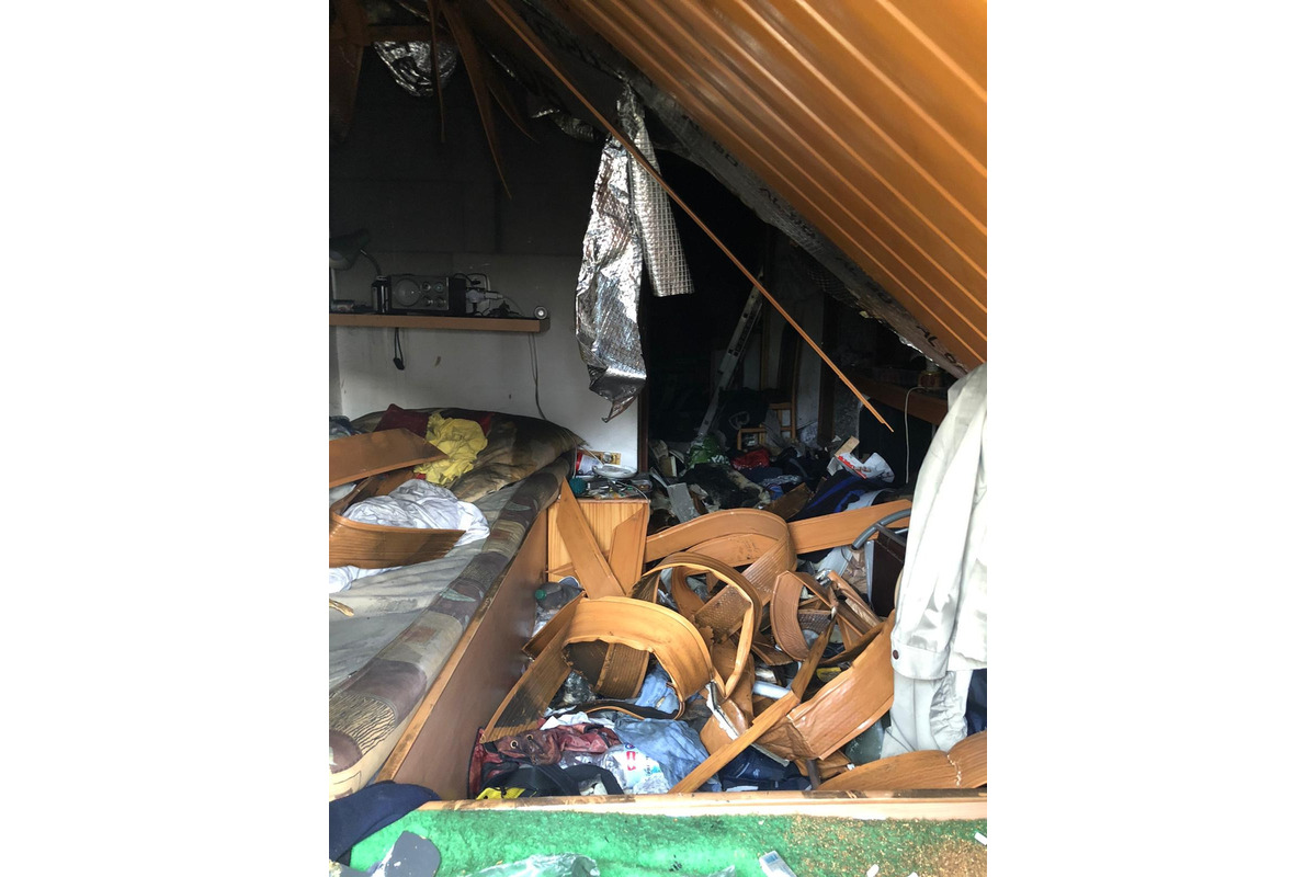 FOTO: Požiar penziónu v Sobranciach, foto 6