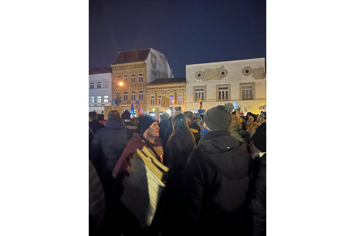 FOTO: Protest v Košiciach, foto 1