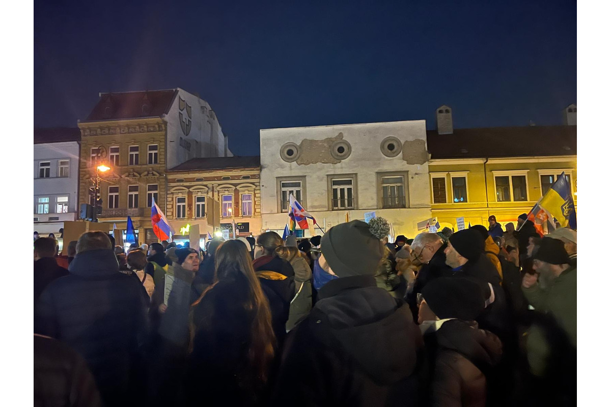 FOTO: Protest v Košiciach, foto 2