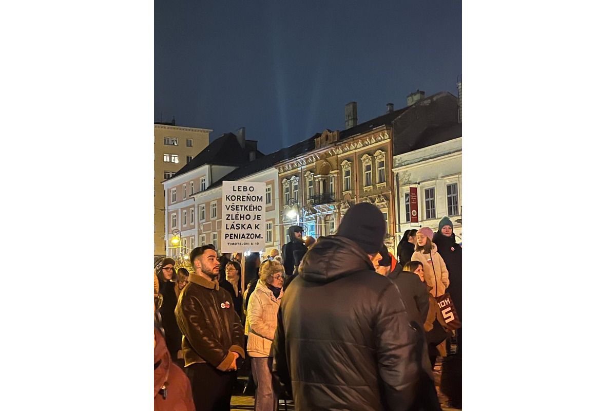 FOTO: Protest v Košiciach, foto 3