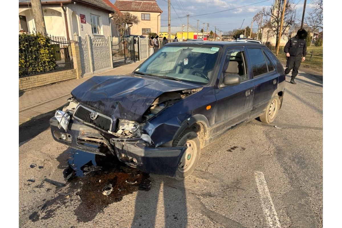FOTO: Nehoda v obci Biel v trebišovskom okrese, foto 3