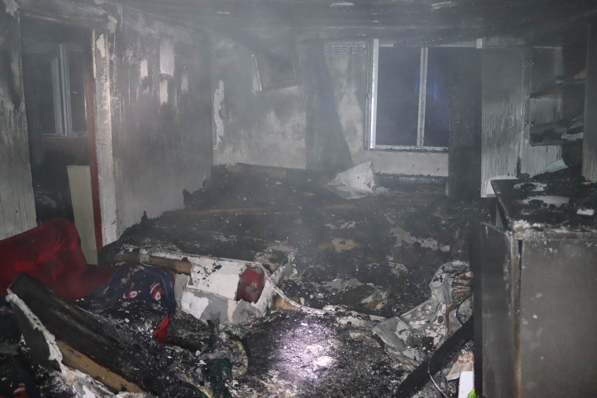 FOTO: Požiar domu v osade Jareček, foto 2