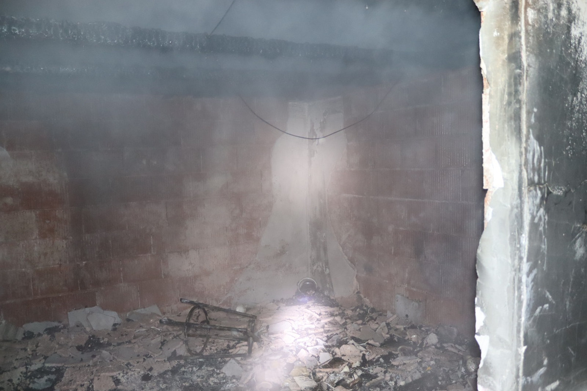 FOTO: Požiar domu v osade Jareček, foto 3