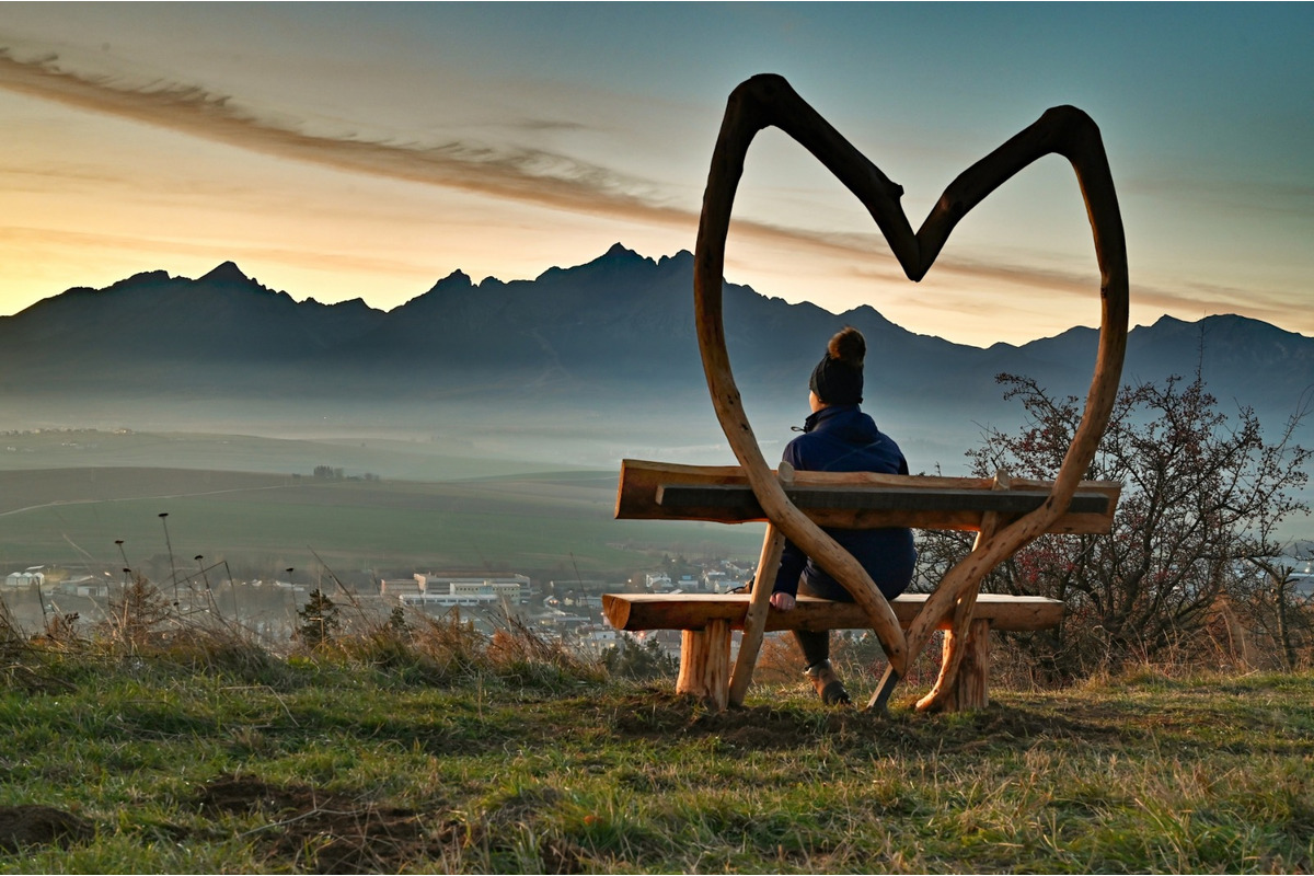 FOTO: Ako sa dostanete k lavičke v tvare srdca v Kežmarku? , foto 2