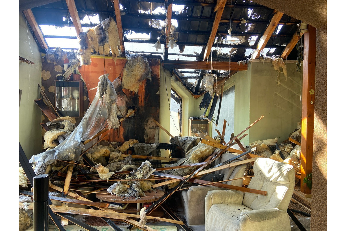 FOTO: Požiar rodinného domu v Margecanoch, foto 10