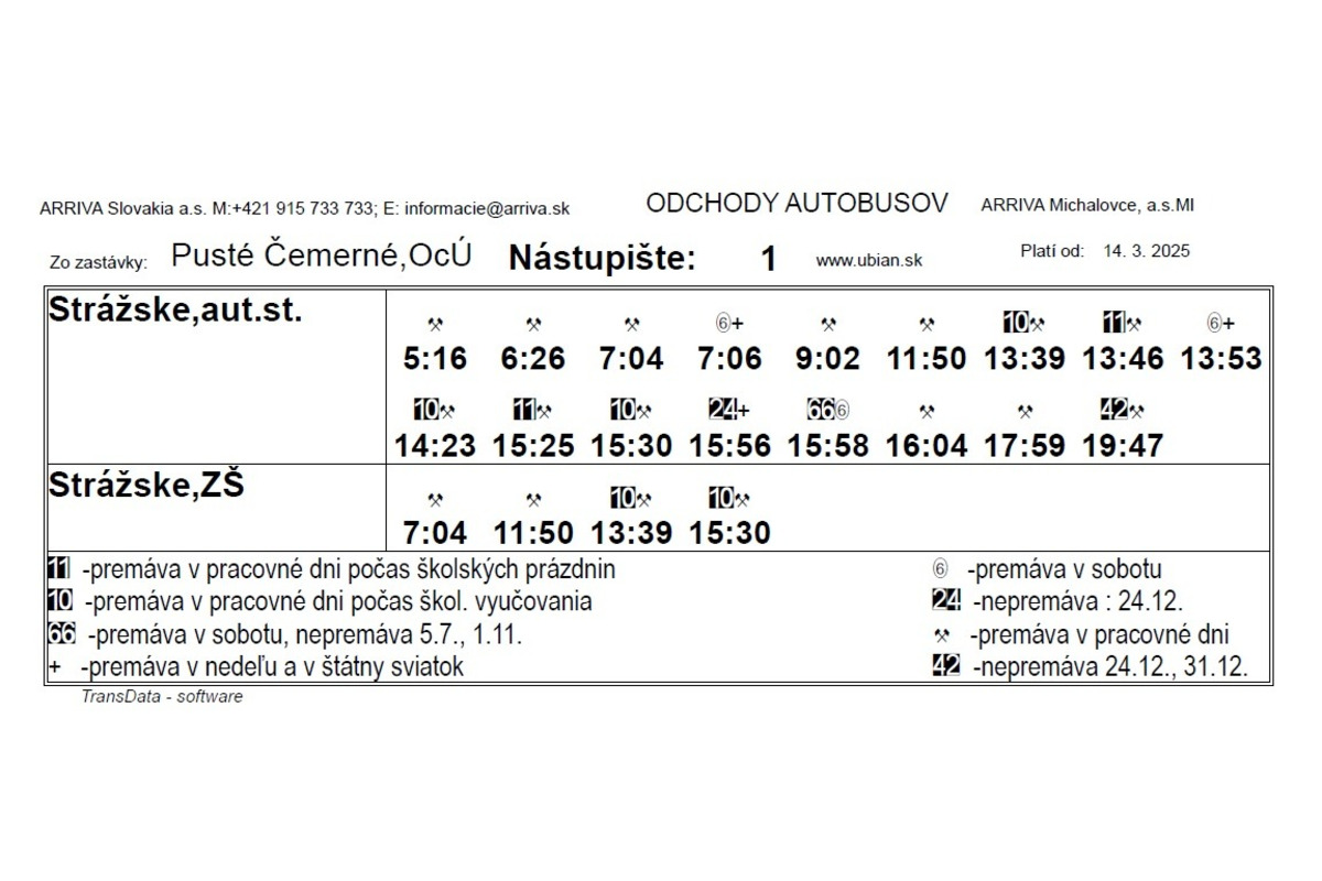 FOTO: Cestovné poriadky autobusov na Zemplíne počas uzávierky železničného priecestia, foto 6