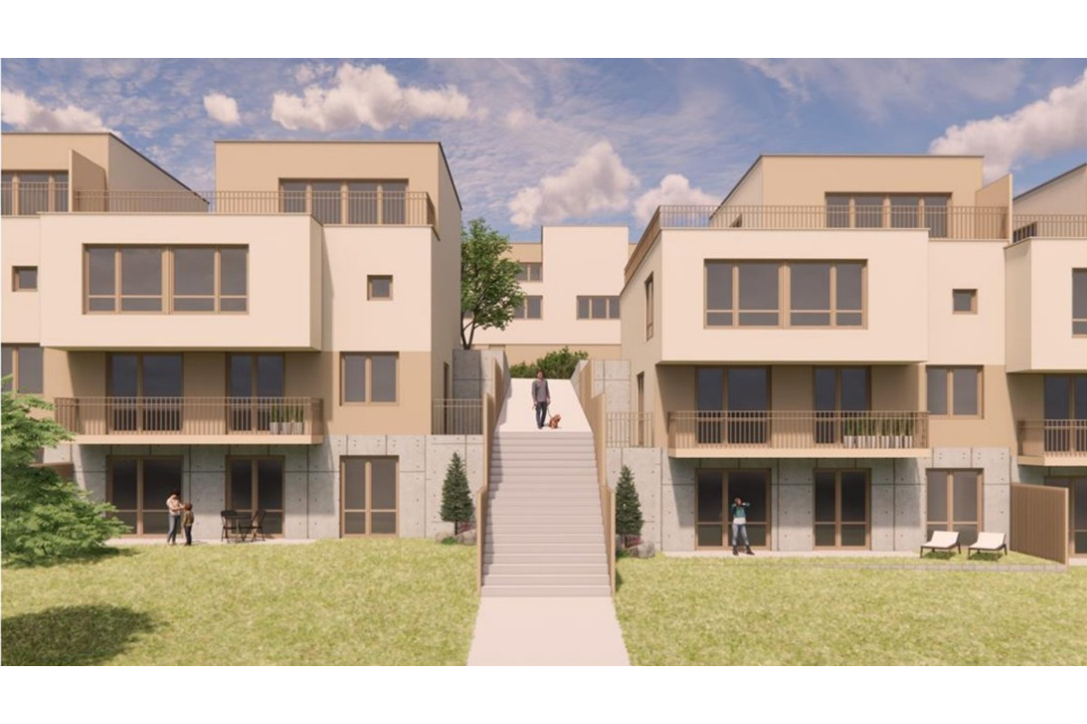 FOTO: Vizualizácia plánovanej výstavby rodinných domov na Severe, foto 3