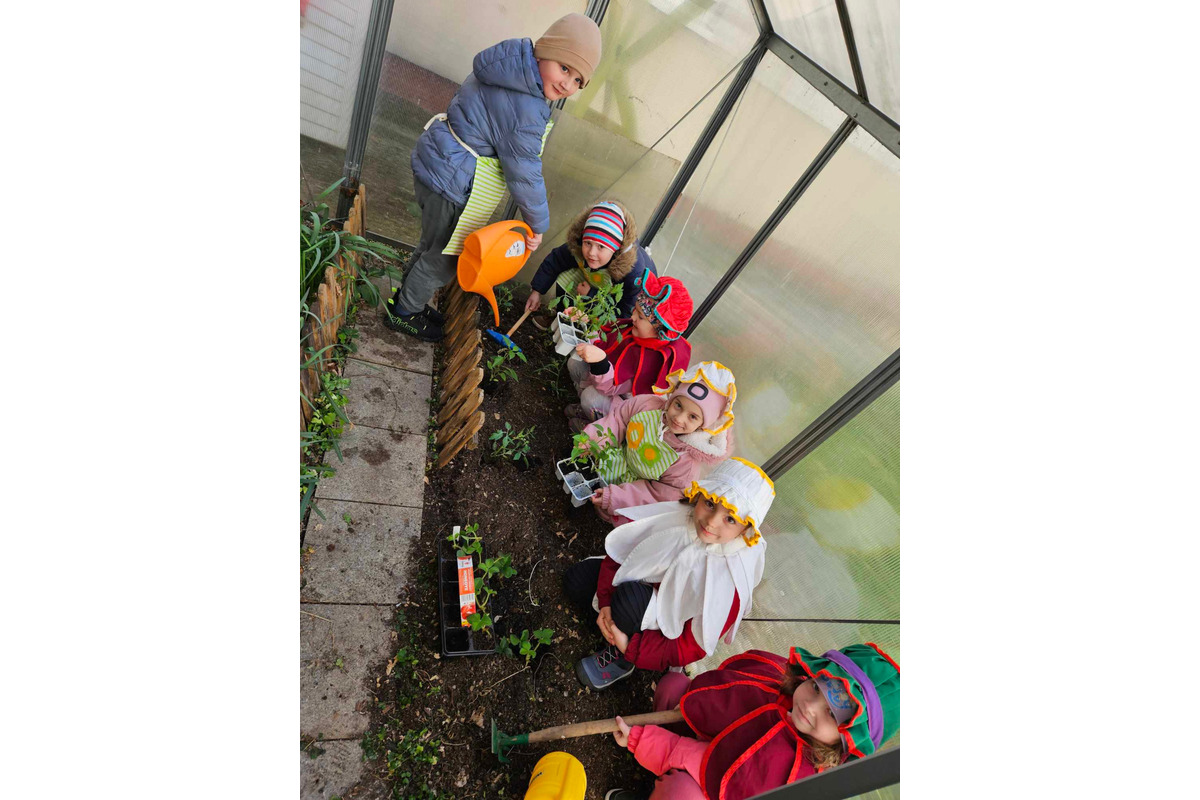 Deti si spolu posadili ovocie a zeleninu, pribudol aj bylinkový záhon, foto 1