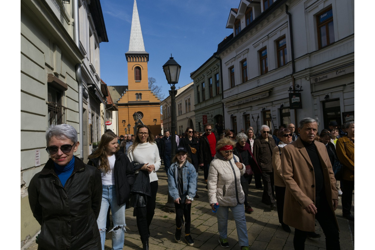 FOTO: Ekumenický pašiový sprievod v Košiciach a Michalovciach v roku 2024, foto 14