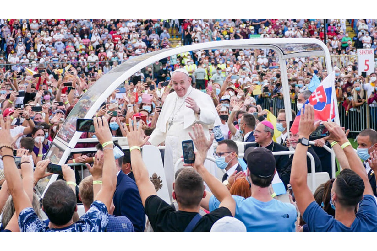 FOTO: Pápež František na návšteve Košíc v roku 2021, foto 1