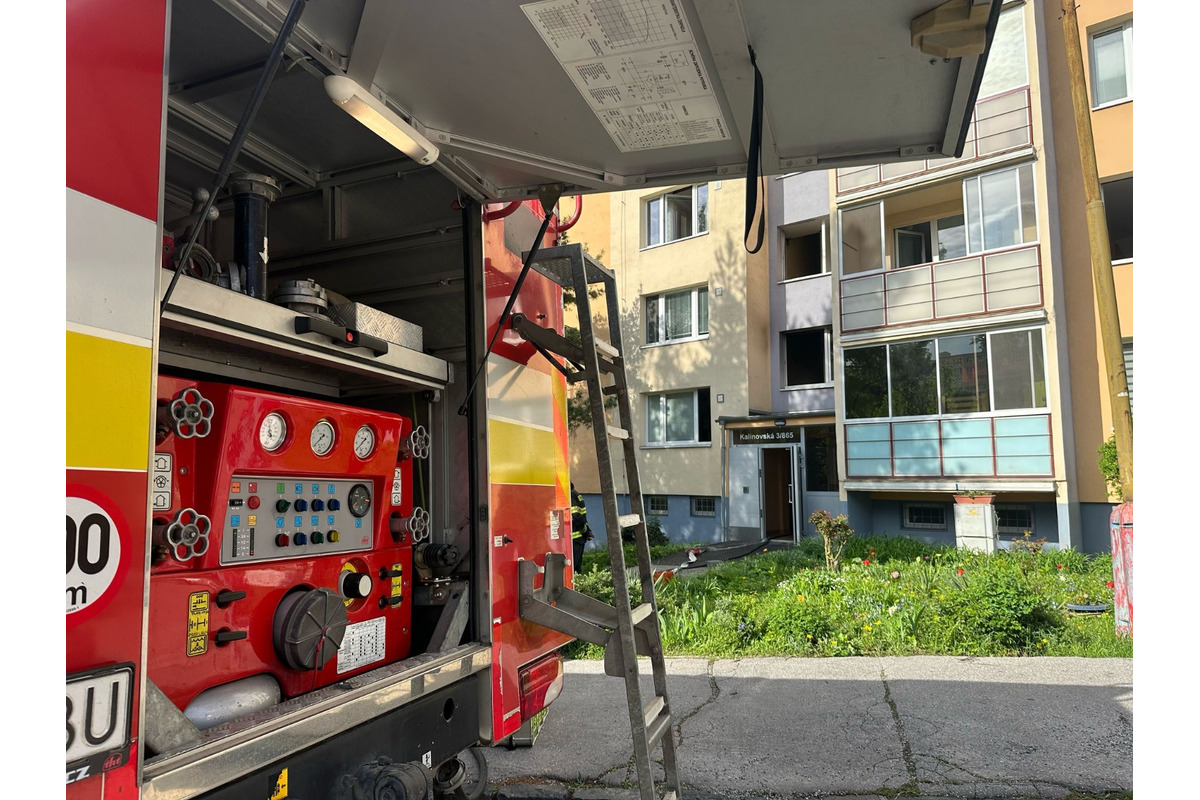 FOTO: Požiar bytu na Furči, foto 6