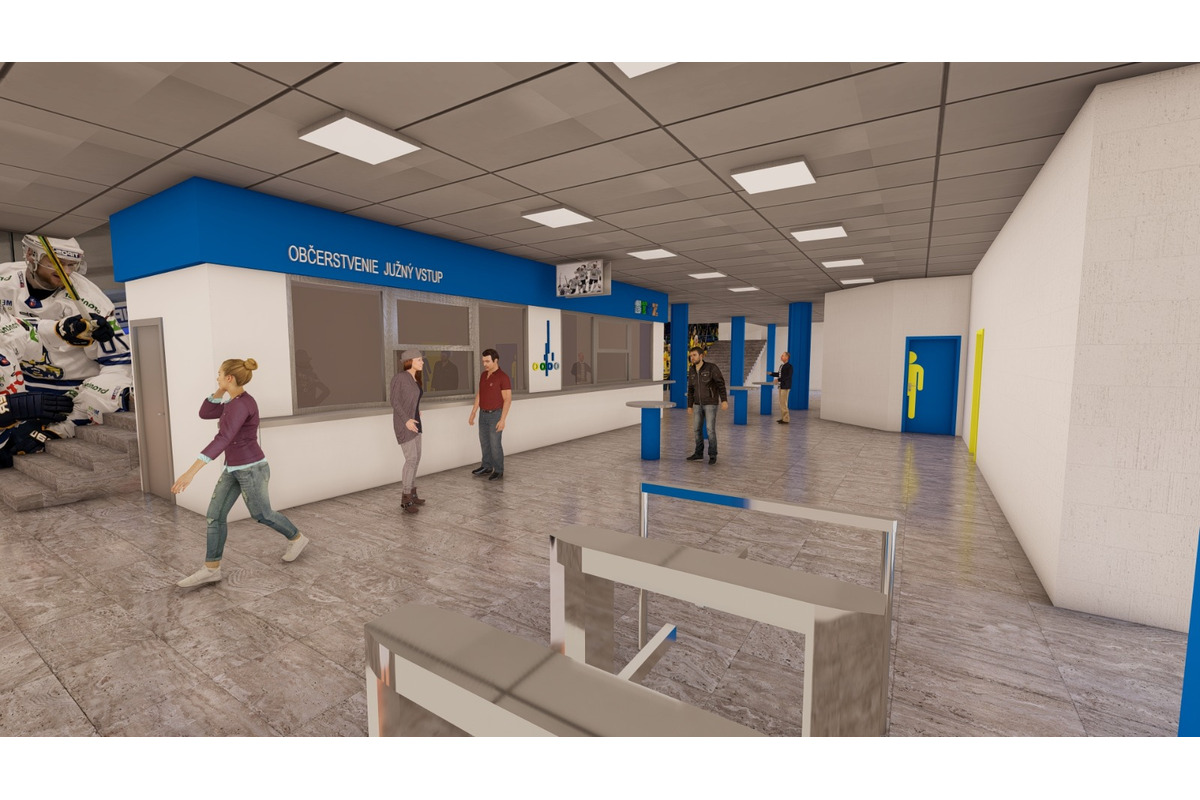 FOTO: Vizualizácia zrekonštruovaného zimného štadióna v Spišskej Novej Vsi, foto 12