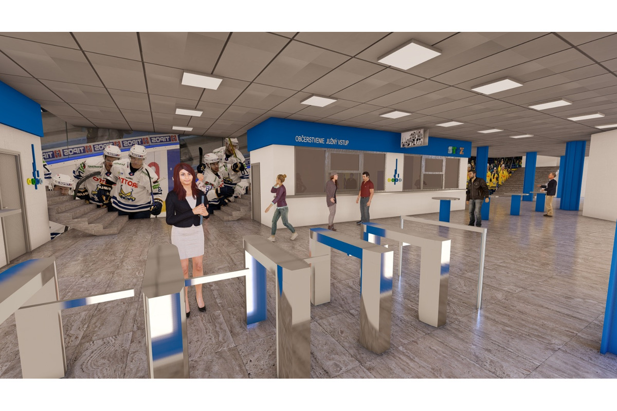 FOTO: Vizualizácia zrekonštruovaného zimného štadióna v Spišskej Novej Vsi, foto 2