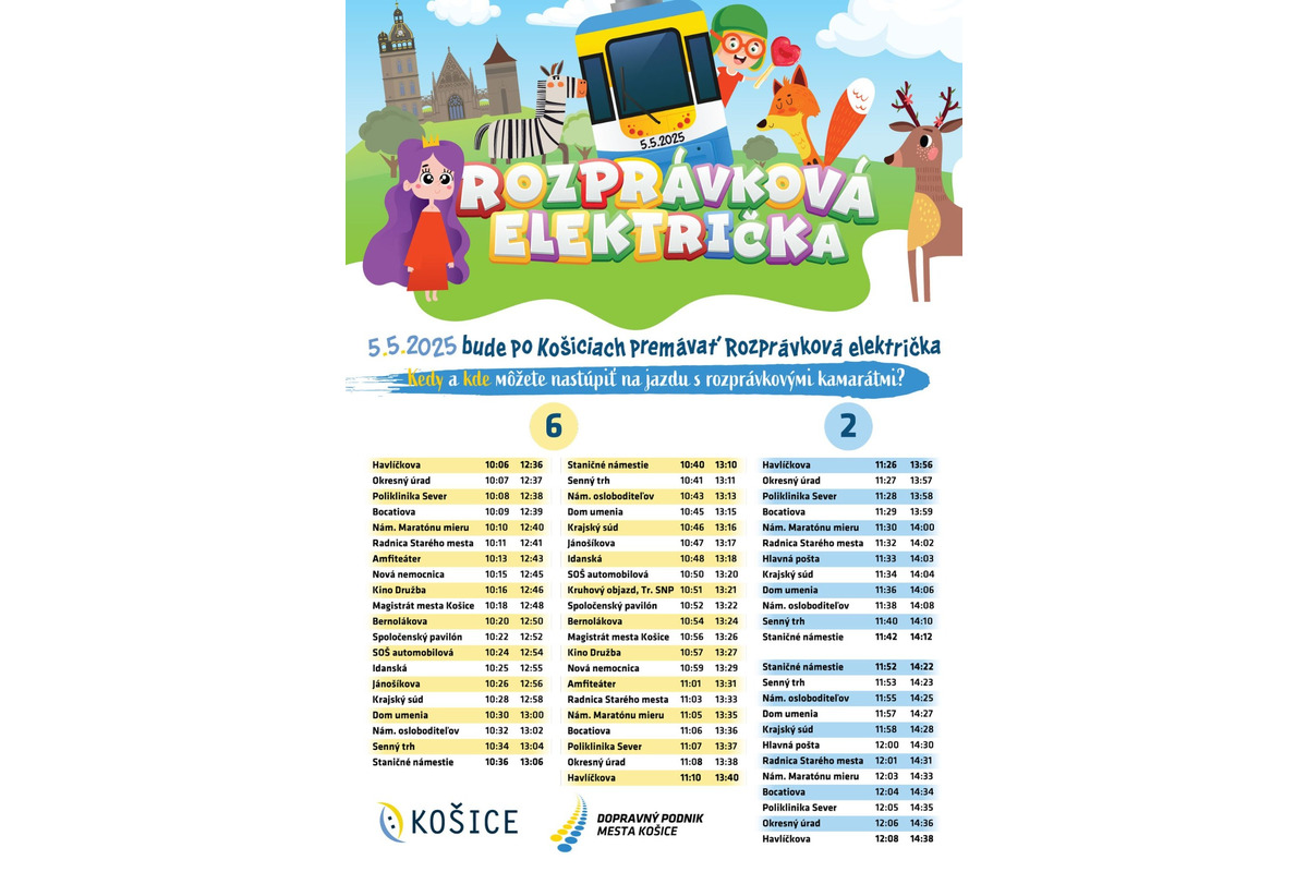 FOTO: Na košické cesty vyrazí historická aj rozprávková električka, foto 2