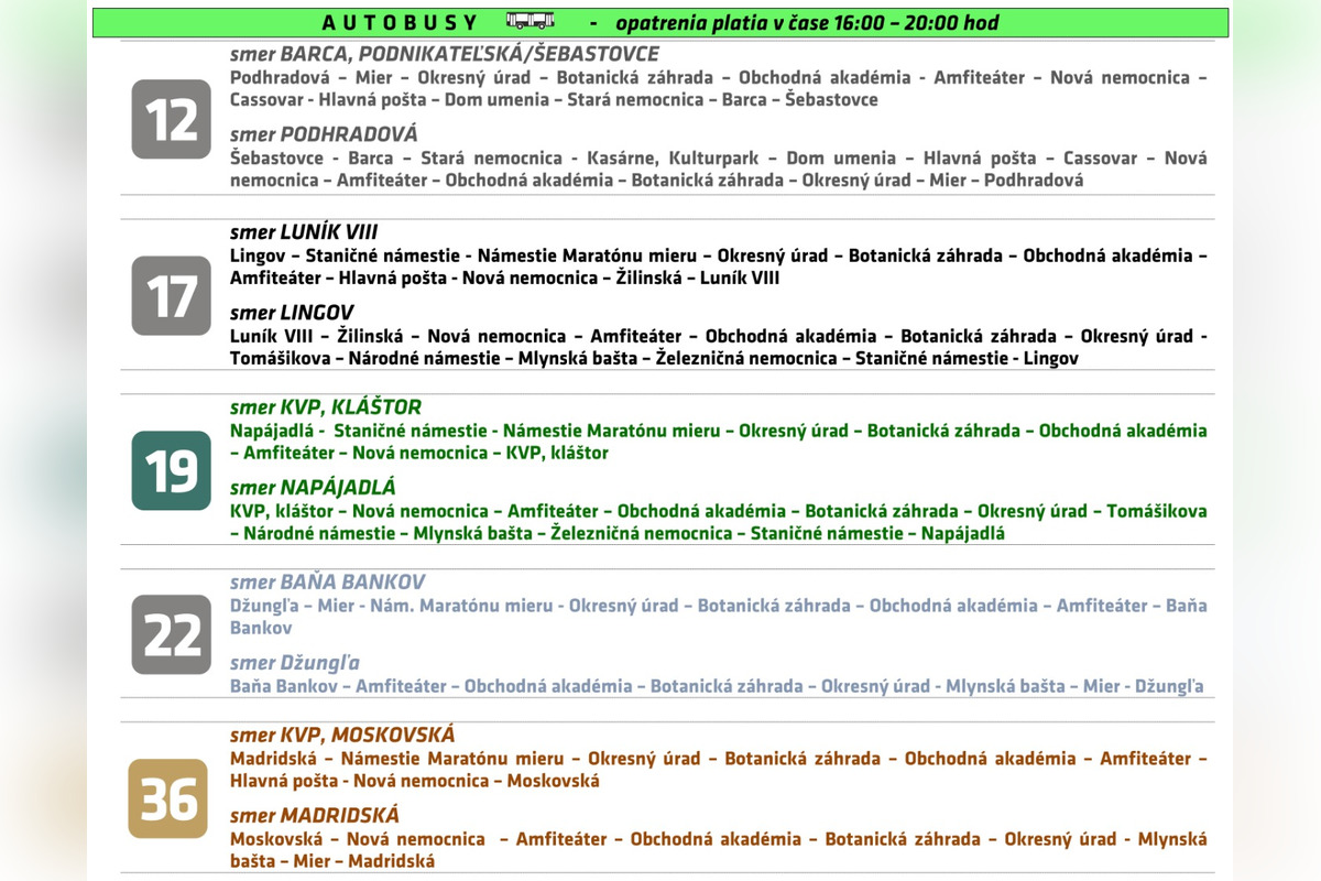 FOTO: Dopravné obmedzenia v MHD počas Polmaratónu, foto 4