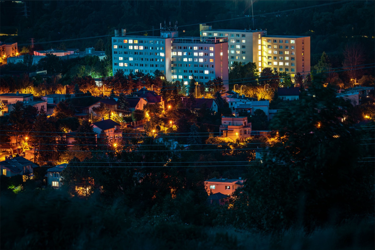 FOTO: Výhľad na nočné Košice z Červeného brehu, foto 5