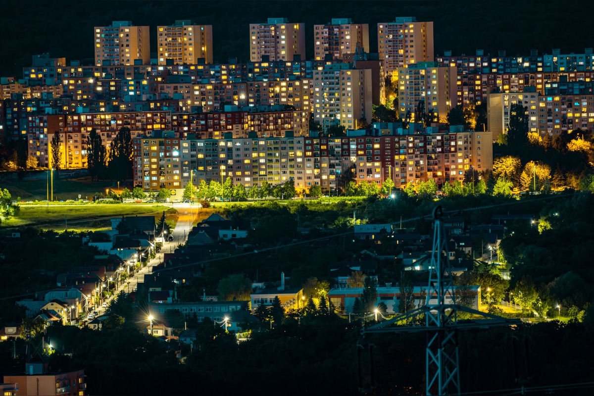 FOTO: Výhľad na nočné Košice z Červeného brehu, foto 7