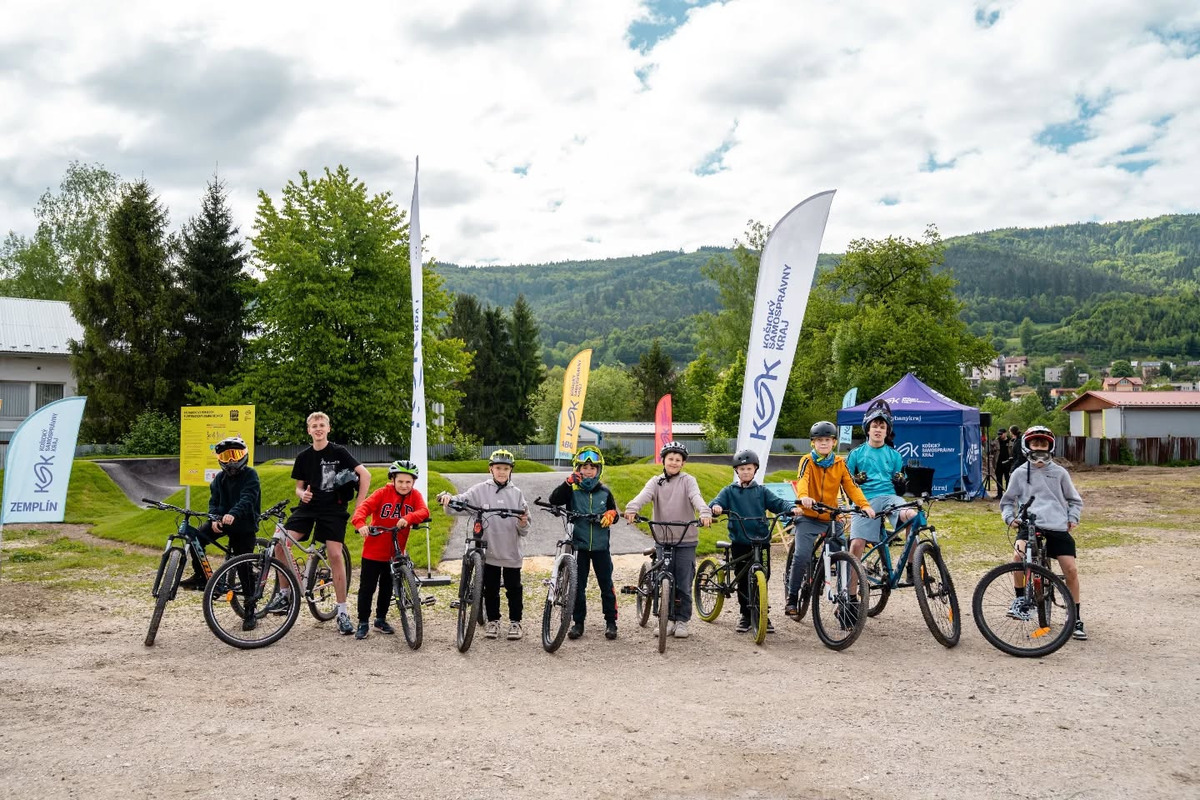 Novootvorená pumptracková dráha v Gelnici teší miestnych bikerov, foto 4