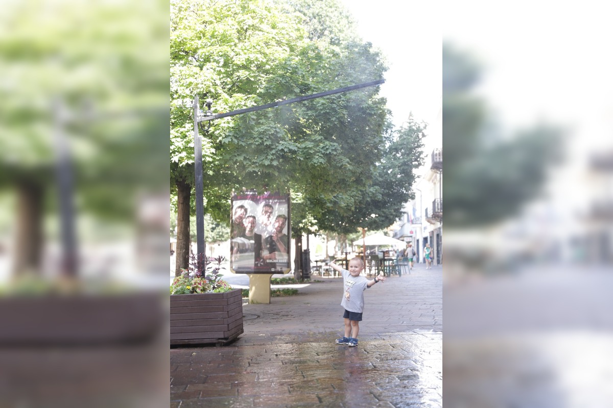 FOTO: Vodná hmla a osvieženie v centre Košíc, foto 9