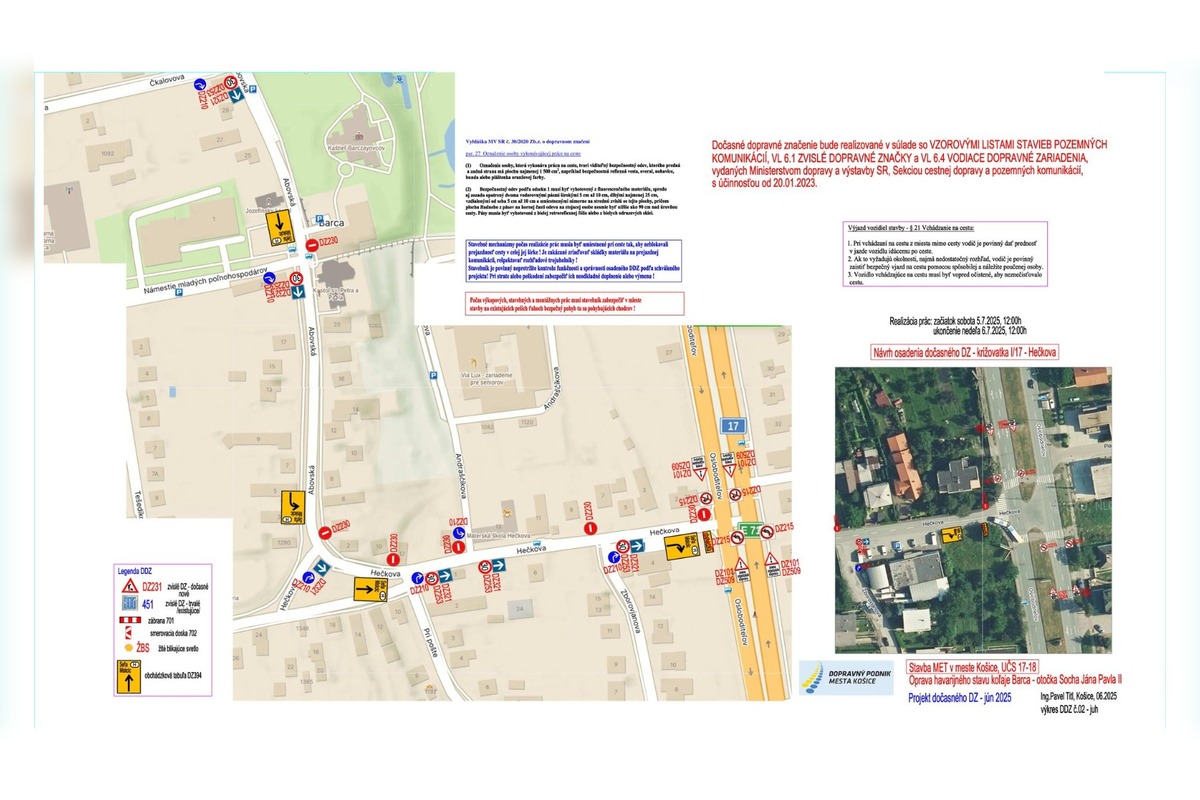 FOTO: Pre opravu koľajiska v Barci uzavrú cez víkend križovatku, foto 2