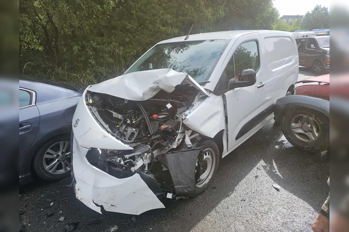 FOTO: Hromadná nehoda na Sečovskej, foto 5